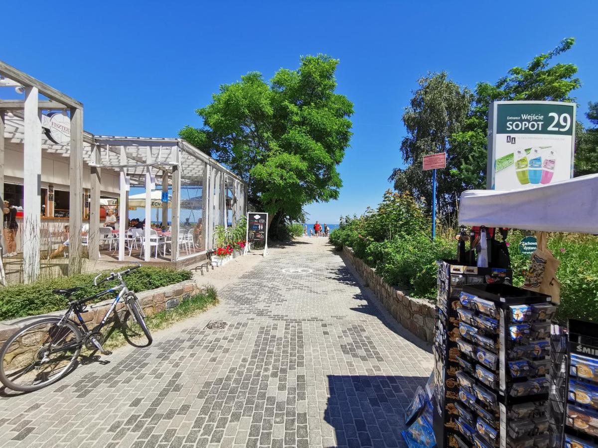 Parkowa Apartamenty Lu 100M Plaza Zoppot Exterior foto
